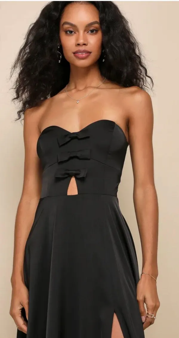 Lulus Formal Black Dress - Image 2