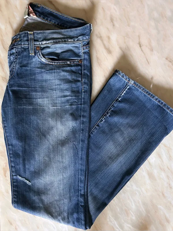 Lucky Brand Vintage Low Rise Cotton Flare Sweet Dream Jeans Sz 6/28 Sweet Dream - Image 15