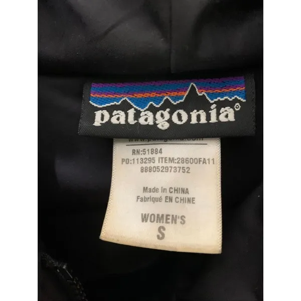 Patagonia Downtown loft jacket down quilted puffer coat black women small 28600 - Image 3