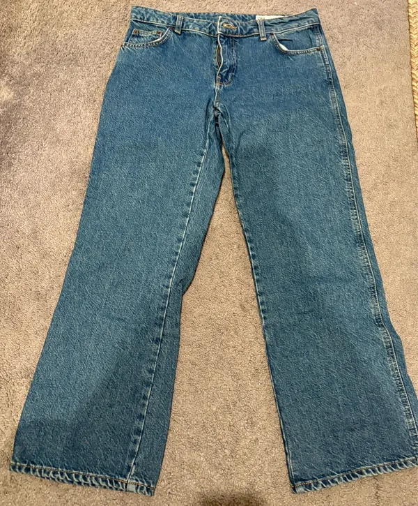 ZARA Jeans Mid-Rise Straight Leg Denim - Image 3