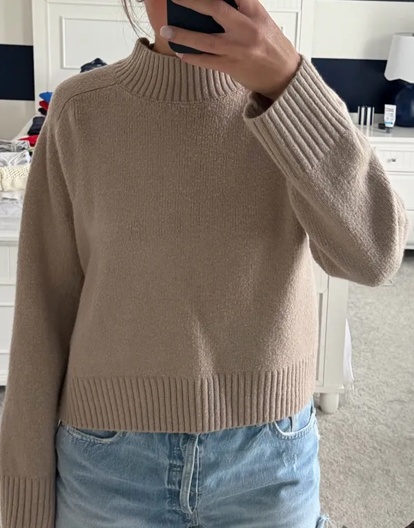 Abercrombie + Fitch Mockneck Sweater - Image 2
