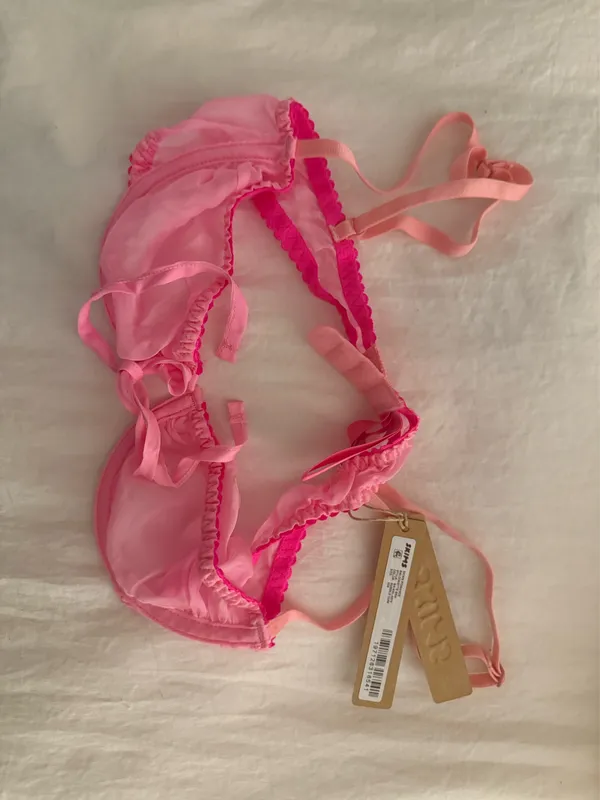 SKIMS Romance Chiffon Bra - Image 4