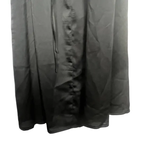 Love Couture Halter Beaded Babydoll Black Maxi Dress Size XS - Image 11