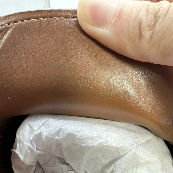 Aerosoles Percy Loafer Slip On Brown Leather Preppy Retro 90s‎ Women's 10.5M - Image 9