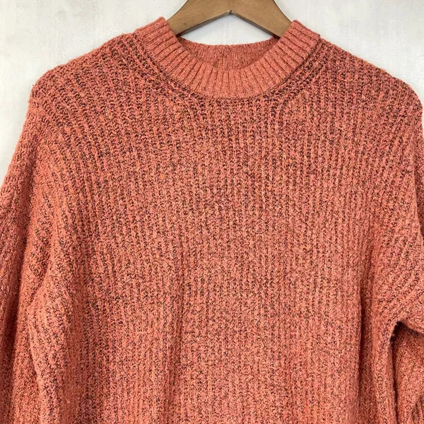 American Eagle Sweater Womens XS Marled Knit Stretch Minimal Indie Cozy‎ Fall - Image 3