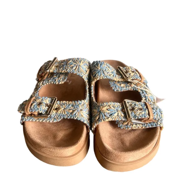 Mila Paoli NEW Women's Woven 2 Strap Buckle Sandal Size 8 #B1947 - Image 3