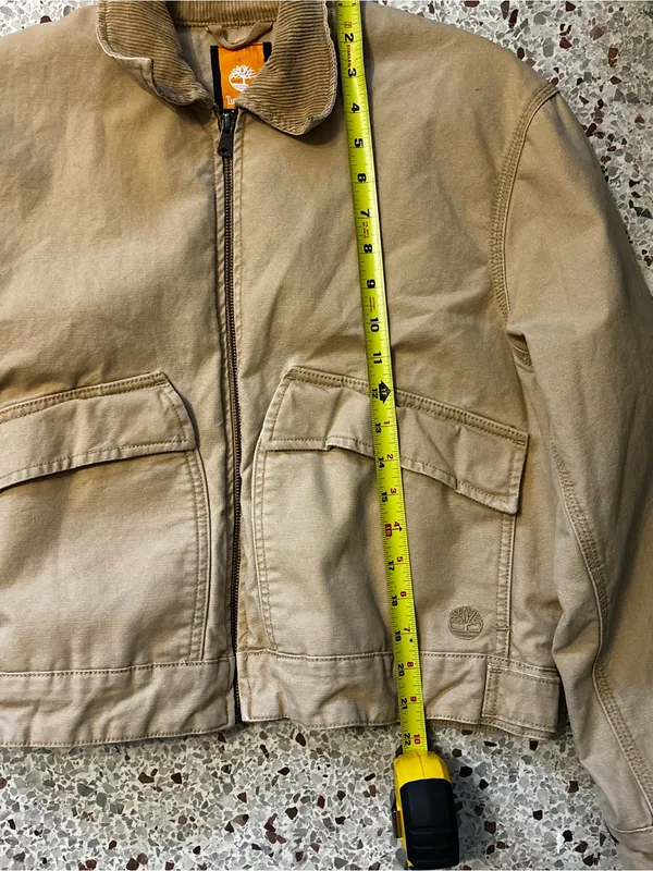Timberland Women's Strafford Washed Canvas Jacket 2.0 small Tan - Image 9
