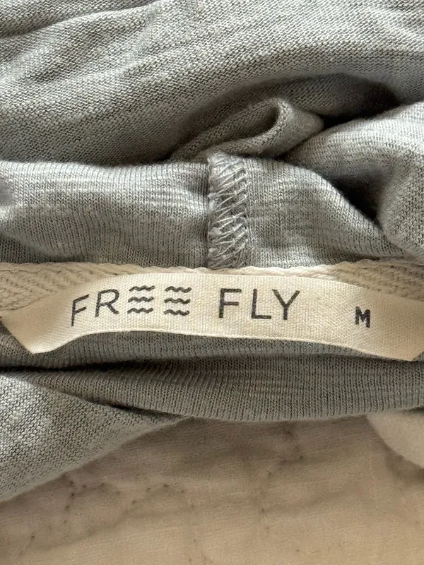 Free Fly light weight hoodie Gray Size M - Image 2