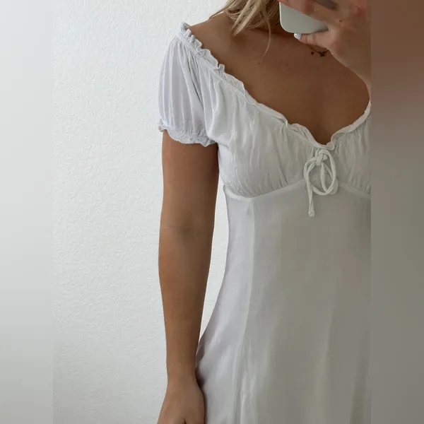 PacSun White Off-Shoulder Mini Dress - Image 2