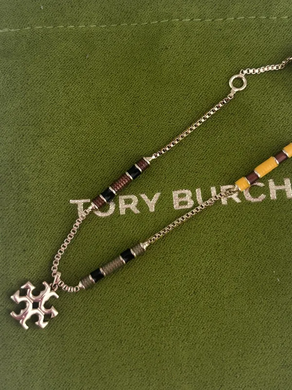 NWOT Tory Burch Kira Enamel Bar Bracelet - Image 4