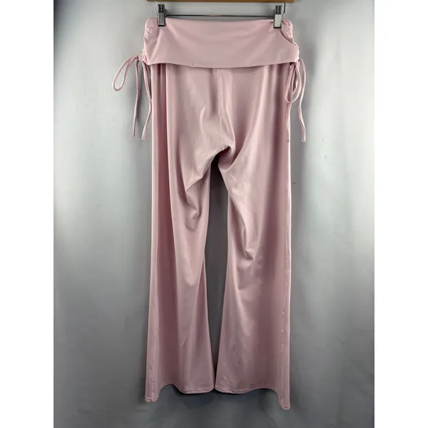 Women’s Halara Large Baby Pink Wide Leg Leggings - Image 3