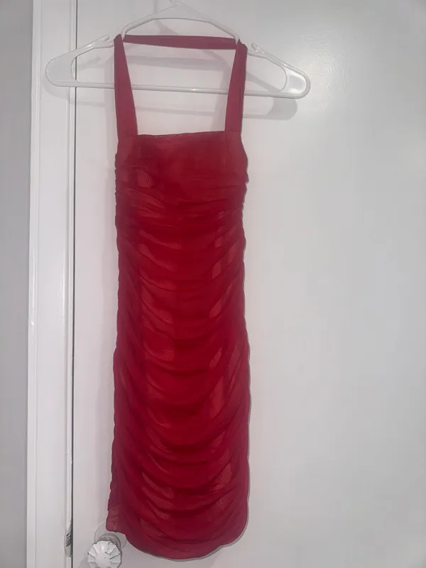 Oh Polly Mini Red Dress - Image 2
