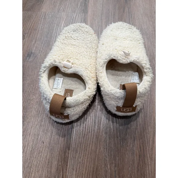 UGG Tasman LTA Curly Slippers Natural Cream Sherpa 1143792 Womens 6 - Image 3