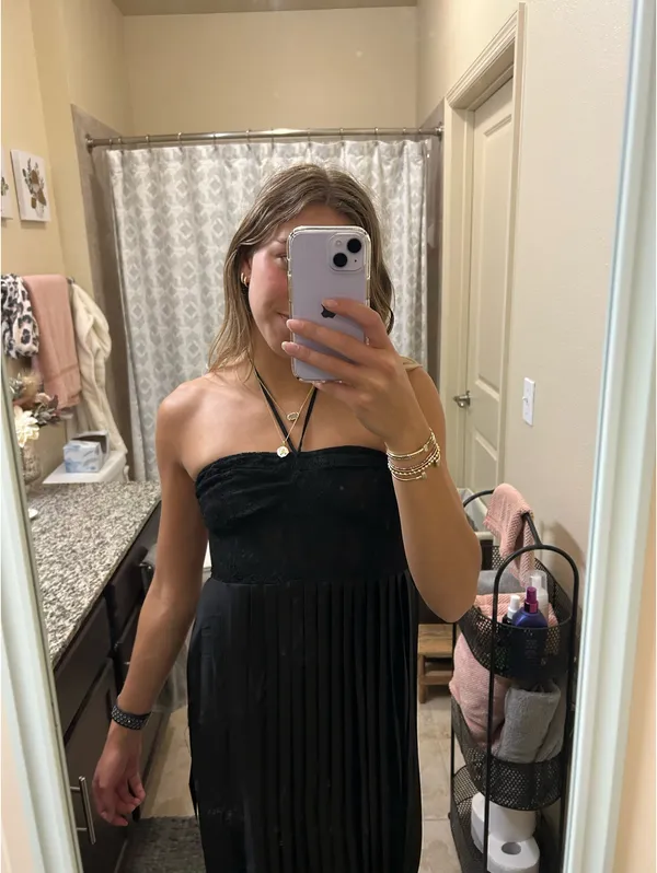 Lulus Dress Maxi Black - Image 6