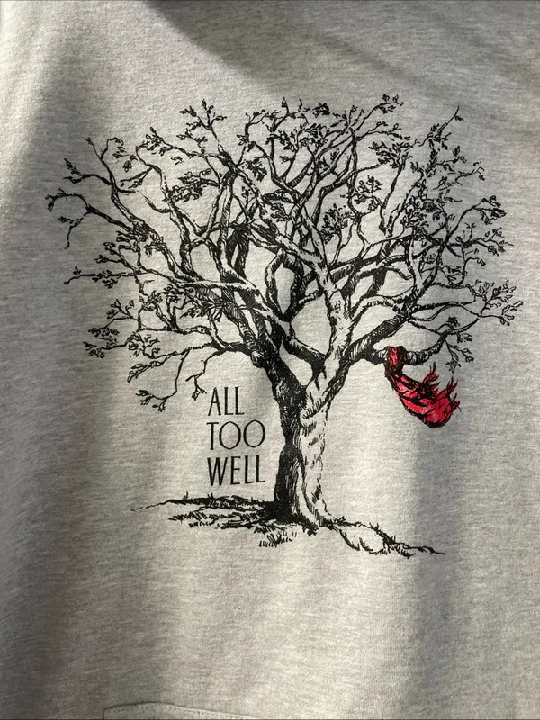 Taylor Swift All Too Well Pullover Hoodie Size 3XL Gray. Red Album. - Image 3