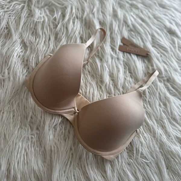 Skims Fits Everybody Scoop Plunge Bra Sand Size 32DD - Image 4