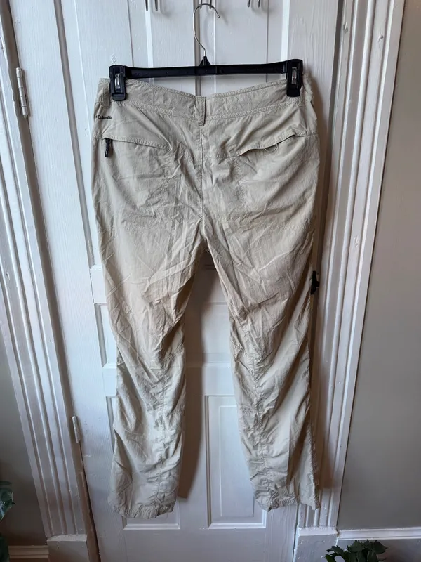 Columbia Women’s Pants Light Tan Omni-Shade Sun Protection Cargo 12 - Image 8
