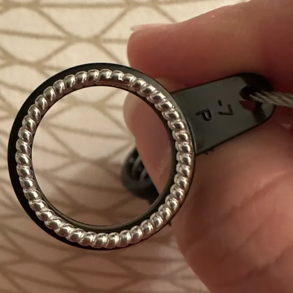 925  Dainty Rope Ring Size 7.5 - Image 2