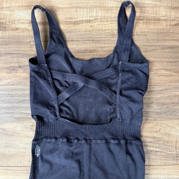 FP Movement by Free People Black Seamless Jumpsuit Romper - Image 8