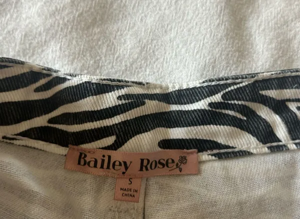 Zebra Print Bailey Rose Jeans - Image 3