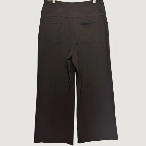 1909 | Halara High Waisted Wide Leg Pockets Yoga‎ Trousers Black Womens L - Image 2