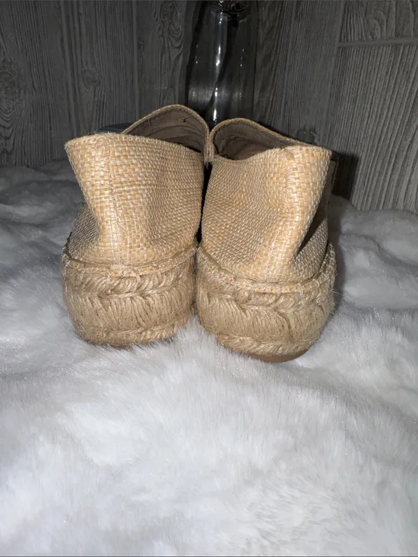 Steve Madden Tan Raffia Slip-On Espadrilles - Image 5