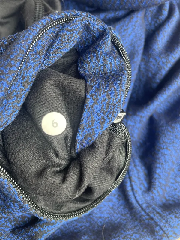 Lululemon Ready To Rulu Hoodie Jacquard Sapphire Blue Black - Image 4