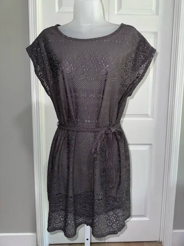Merona Crochet Swimsuit Coverup Dress with Tie-Waist - Image 2