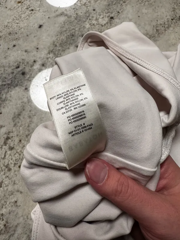 Aritzia Babaton Contour Mockneck Bodysuit M Cream - Image 6