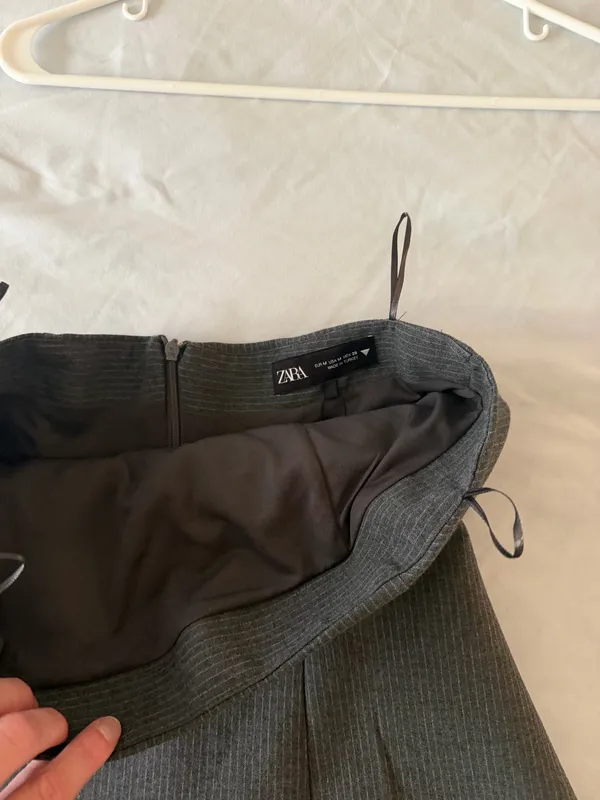 Zara Strapless Corset Top Gray - Image 3