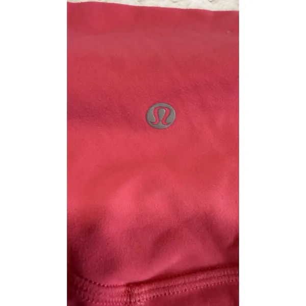 lululemon Align High Rise Crop Leggings 21" hot Pink Size 8 Stretch Yoga - Image 4