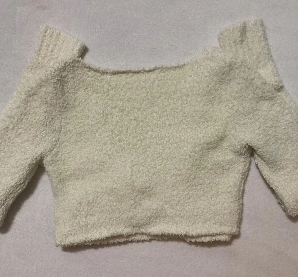 SKIMS Cozy Knit Wrap S/M - Image 3