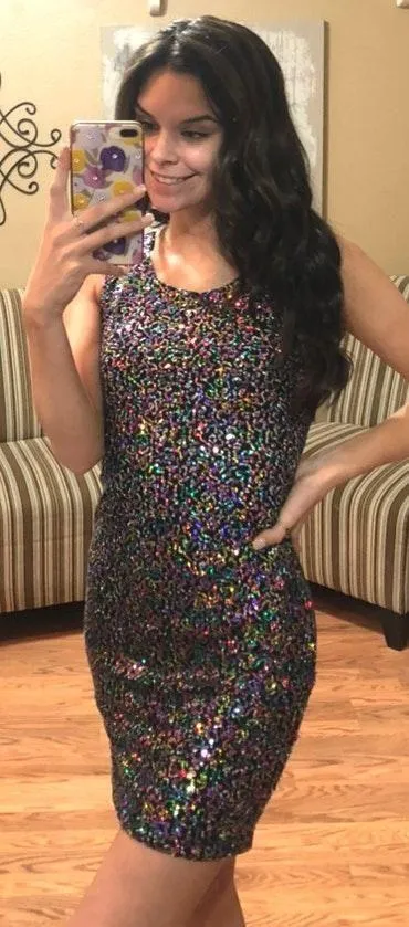 Candie's Sparkle Short Dress - Image 2
