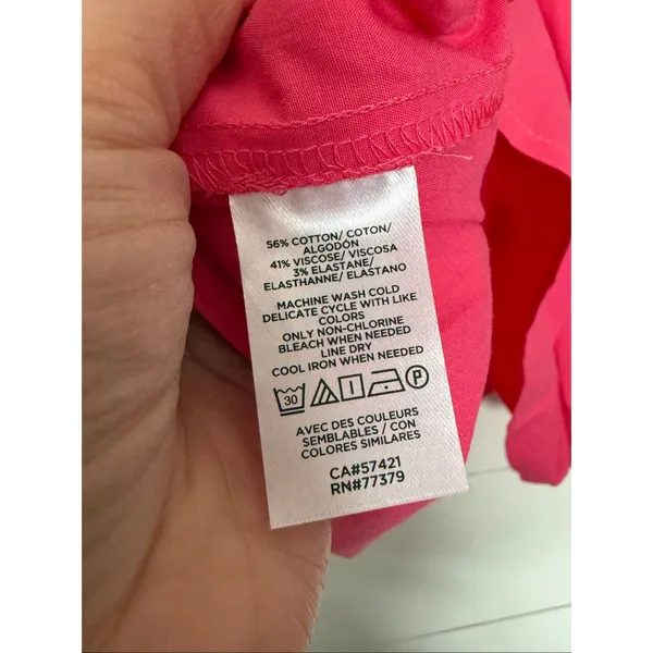 Ann Taylor Women’s Large Pink Bow Tank Top New Career Office Core Girly - Image 4