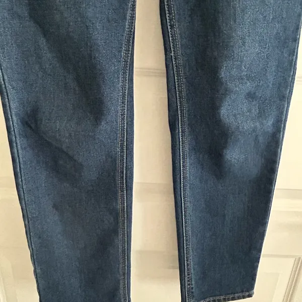 Seven7 Slim Straight Jeans Dark Blue Size 4 - Image 3