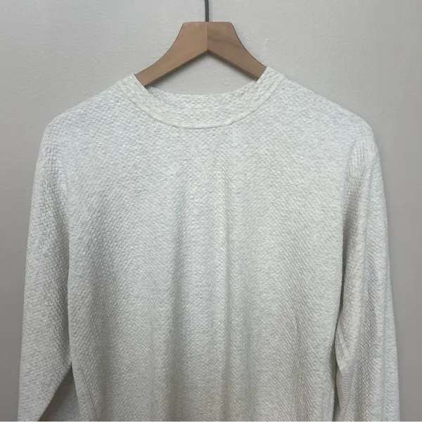 Lululemon Athletica All Yours Crew Bubble Dot Heather Core Grey Cream Size 6 - Image 7
