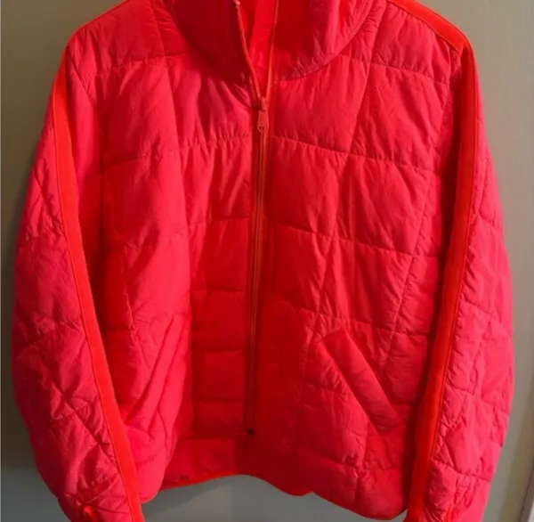 FP movement Free People Pippa Packable Puffer Jacket NWT in Hot Watermelon - Image 3