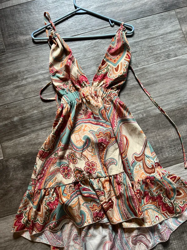 SheIn Backless Summer Dress - Image 3