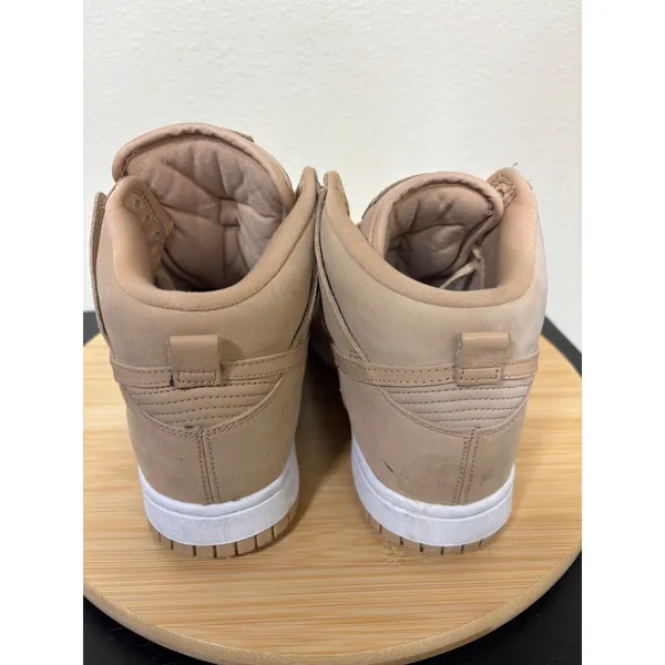 Nike Dunk High Women 8 Vachetta Tan Leather DX2044-201 Sneakers Neutral‎ - Image 6