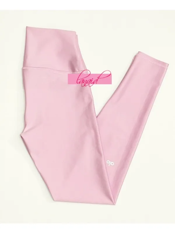 Alo High-Waist Airlift Legging Sugarplum Pink Hi-Rise Waisted Skinny Tights Pant - Image 8