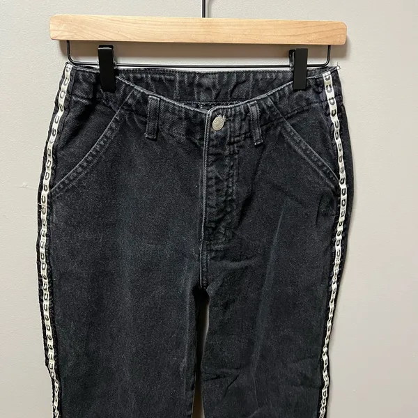 Vintage Roper black horseshoe mom jeans‎ size 5 - Image 2