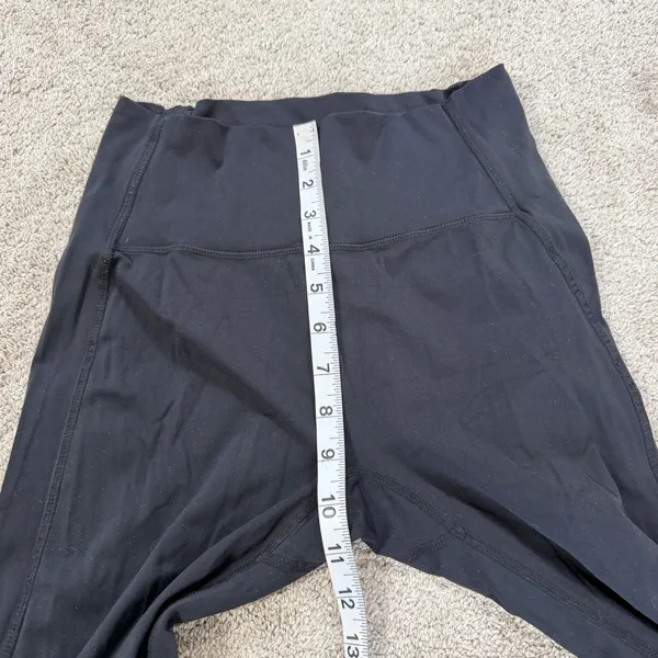 Alphalate Women’s High Waisted Legging Pull On Activewear Gym in Black M - Image 11