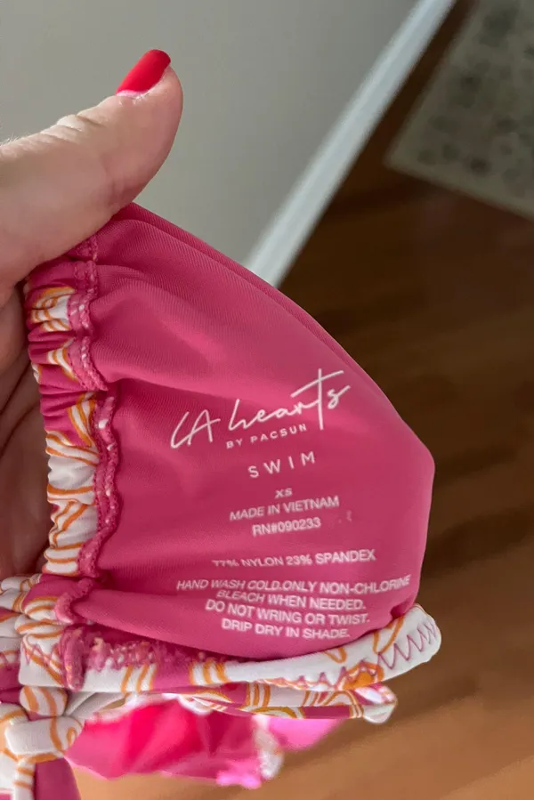 PacSun LA Hearts  Bikini Top - Image 2