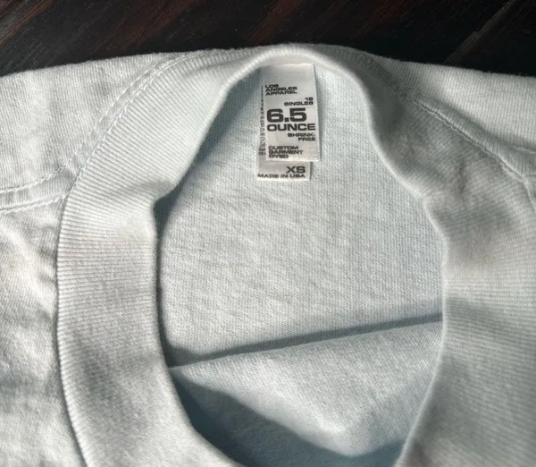 Crewneck short sleeve T-shirt & elastic waist cotton shorts Los Angeles Apparel - Image 4