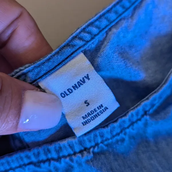 Old Navy Denim Sleeveless DressOld Navy Denim Women Dress Jeans Blue Sleeveless - Image 14