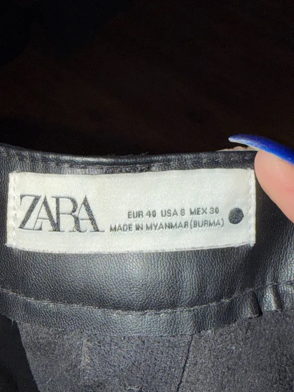ZARA Leather Pants - Image 2