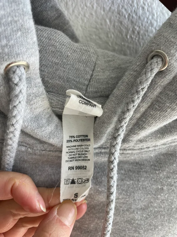 Independent Vintage Grey “Our World” Hoodie - Image 6