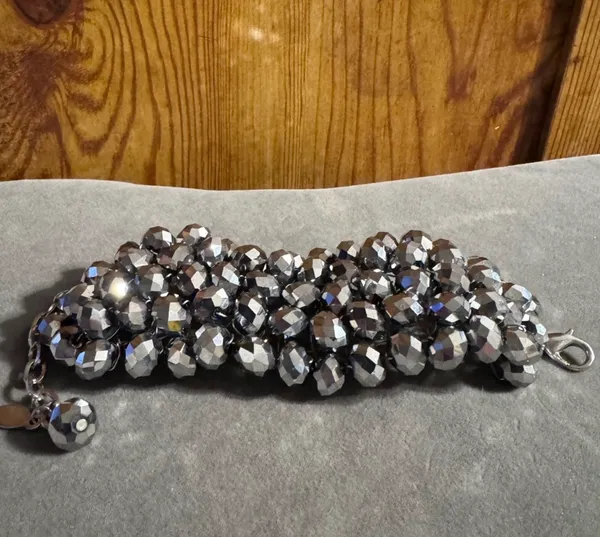 Aldo Chunky Statement Wired beaded Bracelet - Image 5