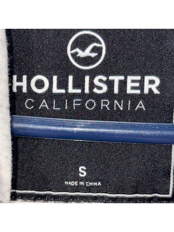 Hollister Gray Marled Pullover Hoodie Medium - Image 6