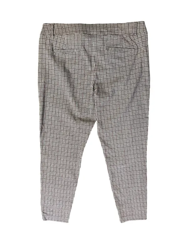 Maurices Houndstooth Pull On Ankle Pants Womens XXL Plaid Career Stretch Used - Image 4
